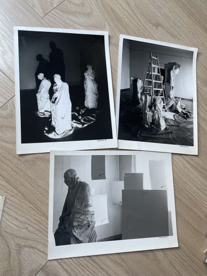 B. RAWINSKI Set of 3 black and white PHOTOS...