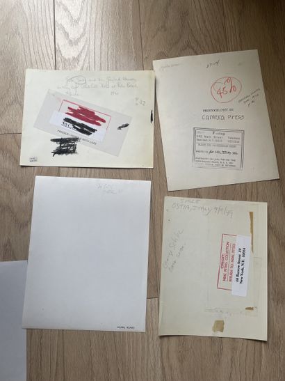 Greta GARBO - Set of 4 black and white PHOTOS,...