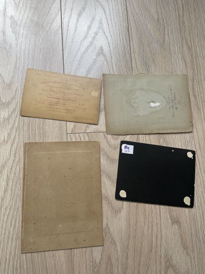 Set of 4 miscellaneous black and white PHOTOS:...