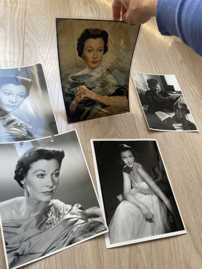 Vivian LEIGH - Set of 4 black and white PHOTOS,...
