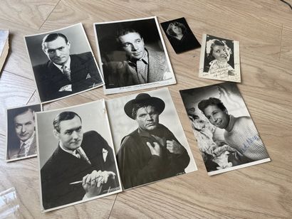 Set of 8 PHOTOS of film artists: 3 PHOTOS...