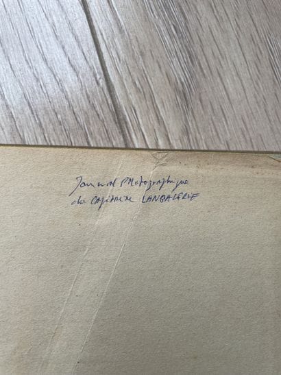 ALBUM of photographs of Captain LANGALERIE...