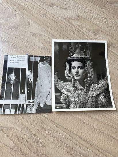 Hedy LAMAR - 2 black and white PHOTOS: 