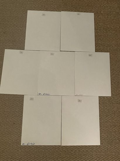 Antonio GIRBES (b. 1952), Set of 7 color...