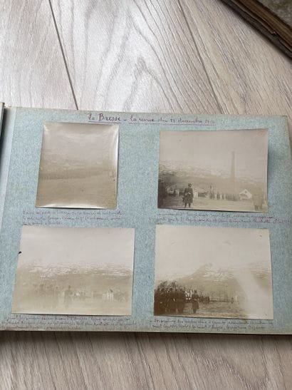 ALBUM of photographs of Captain LANGALERIE...