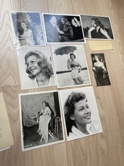 Rita HAYWORTH - Set of 8 black and white...