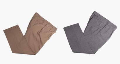 Un lot comprenant pantalon laine vierge Claude...