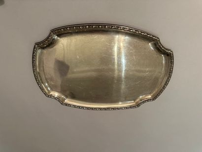 TETARD FRERES - PLATEAU en argent 925/°°...