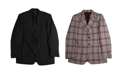 BURBERRYS
Deux vestes à carreaux dont une...