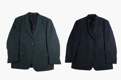 Deux vestes en laine Shetland dont:
Une laine...