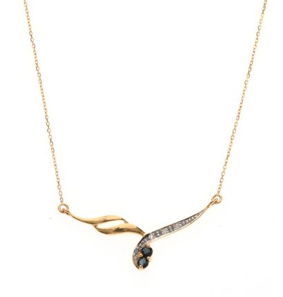 Necklace
in 18k yellow gold 750°/°° set with...