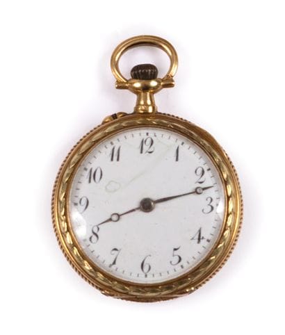 Small collar watch in 18k 750°/°° yellow...