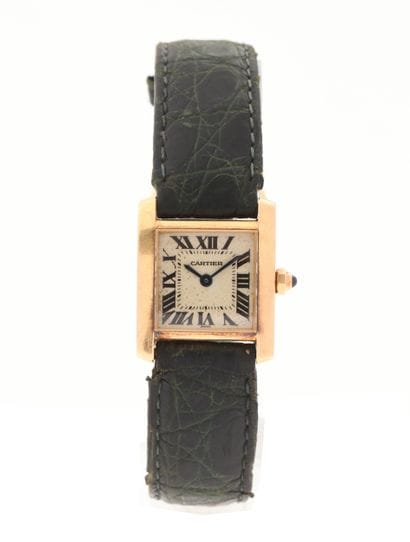 CARTIER 
Tank Française, ref. 1820, n° CC388323...