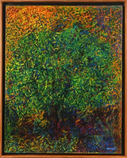 Ouanès AMOR (1936-2024)
Green Olive Tree,...