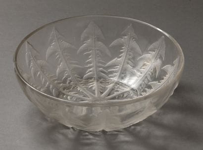 René LALIQUE (1860-1945)
Pressed-molded glass...