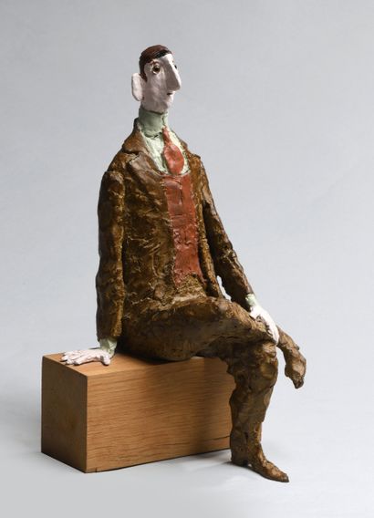 Jean-Jules CHASSE-POT (1933-2010)
Homme assis...