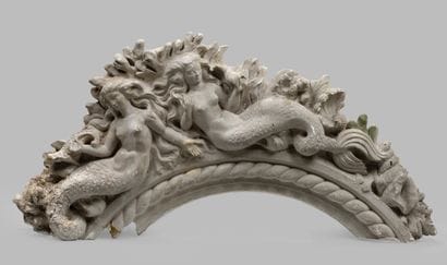 20th century work 
Curved architectural element...