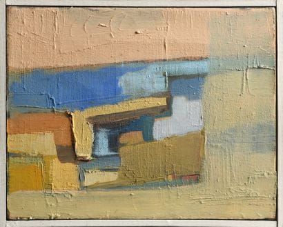 André LE GLATIN (1935-2020) 
The harbour,...