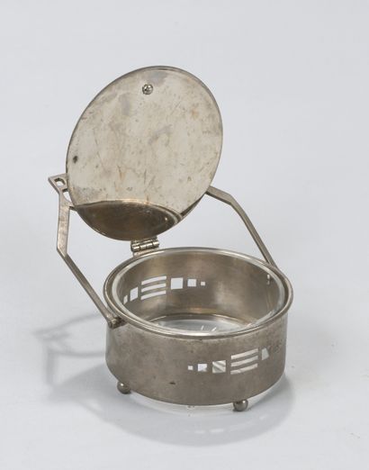 Secessionist work 
Sugar bowl in silver-plated...
