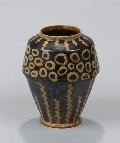Charles GREBER (1853-1935)
Enameled stoneware...