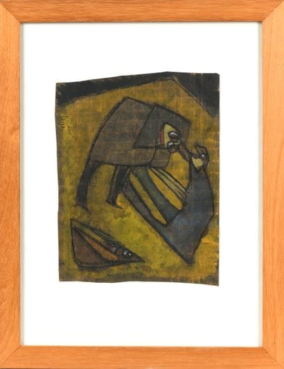 Bernard LEIJS (born 1934) 
Etude colère,...