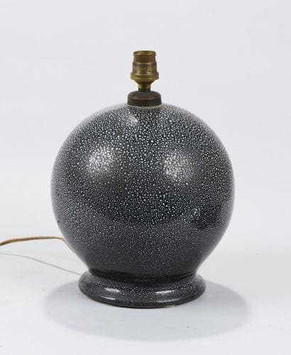 Work from the 1940s
Spherical lamp in glazed...