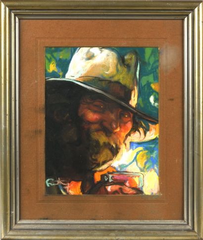 Louis FORTUNEY (1875-1951)
Homme au verre...