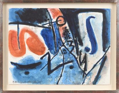 BERTRAND-MOULIN (1944-2006)
A Woman and Hours,...