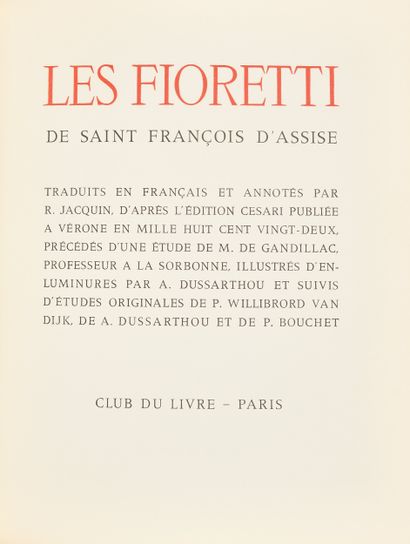 LITTERATURE/ILLUSTRE MODERNE
ASSISE [Saint...