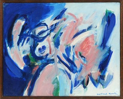 BERTRAND-MOULIN (1944-2006)
Ondine, 1971
Oil...
