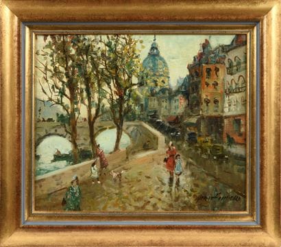 Merio AMEGLIO (1897-1970)
Paris, bords de...
