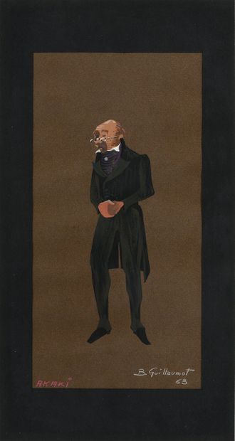 Bernard GUILLAUMOT (1926-2010)
Akaki, 1963
Gouache,...