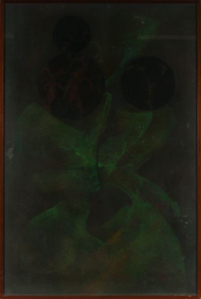 Jacques FOUGEIROL (Born 1929)
Faces and spheres
Oil...