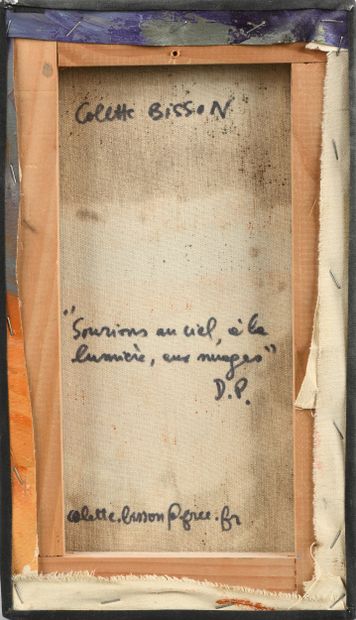 Colette BISSON (née en 1943)
Sourions au...