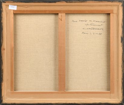 Carmello CASTELLANO (b. 1925) Untitled, 1975
Acrylic...