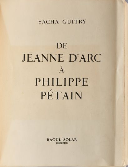 LITTERATURE/ILLUSTRE MODERNE 
GUITRY [Sacha],...