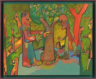 André LE GLATIN (1935-2020)
La causette,...