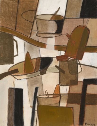 Michel THOMPSON (1921-2007)
Interior
Oil...