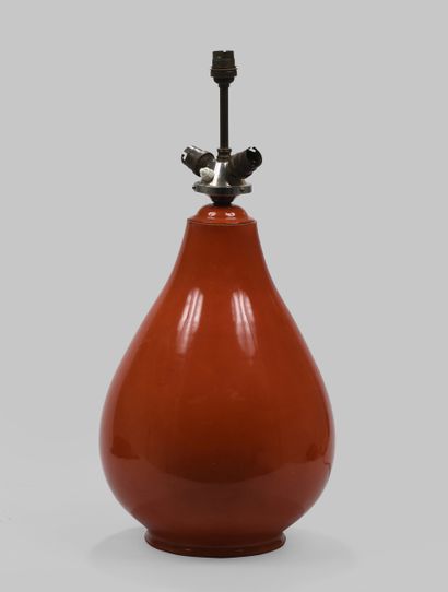 Work from the 1950s
Orange glazed ceramic...