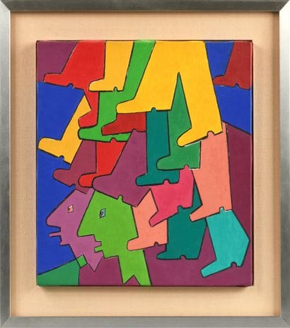 André LE GLATIN (1935-2020)
Step by step,
Oil...