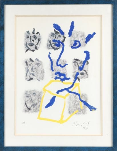Richard DUSSAULX (1948-2008)
Cube and faces,...