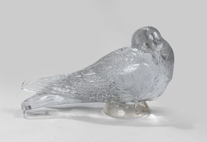 René LALIQUE (1860-1945)
Pigeon in pressed...