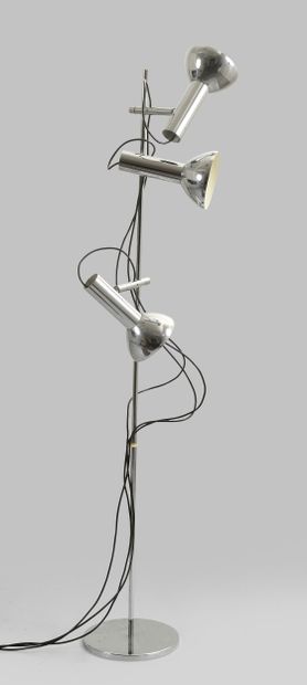 Work from the 1980s
Three-light chrome-plated...