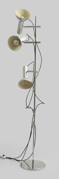 Work from the 1980s
Three-light chrome-plated...