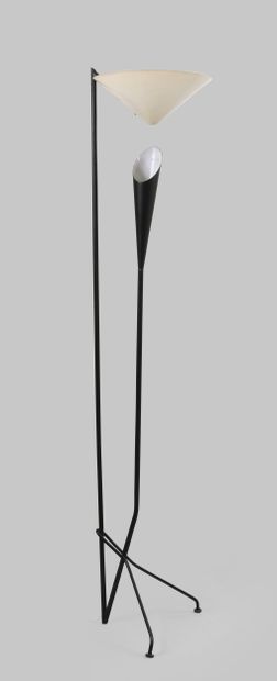 Work from the 1950s
Black lacquered metal...