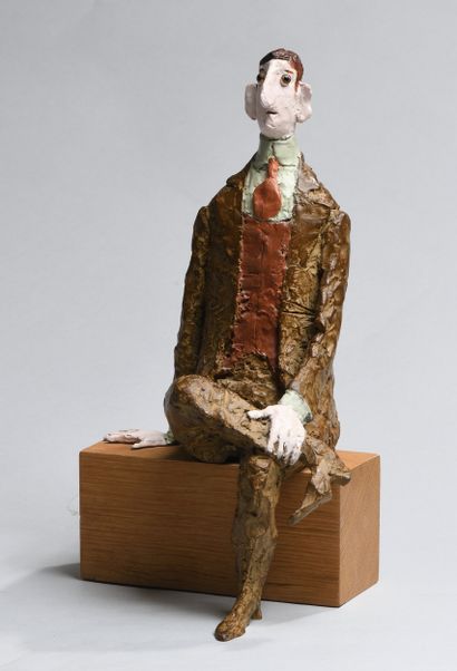Jean-Jules CHASSE-POT (1933-2010)
Homme assis...