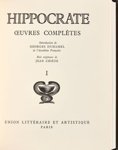LITTERATURE/ILLUSTRE MODERNE
HIPPOCRATE,...