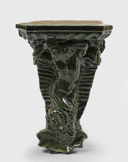 Work from the 1940s/50s
Green glazed ceramic...