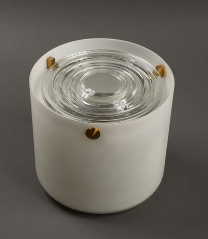 Ateliers Perzel
Enamelled glass cylindrical...