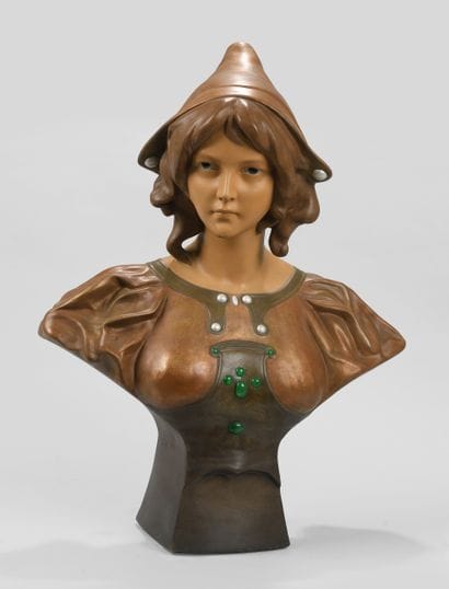 Manufacture Friedrich GOLDSCHEIDER 
Sculpture...